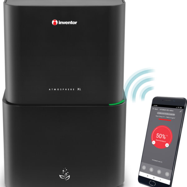 ΑΦΥΓΡΑΝΤΗΡΑΣ & ΚΑΘΑΡΙΣΤΗΣ ΑΕΡΑ INVENTOR ATMOSHERE XL 25L ΜΕ ΙΟΝΙΣΤΗ KAI WIFI