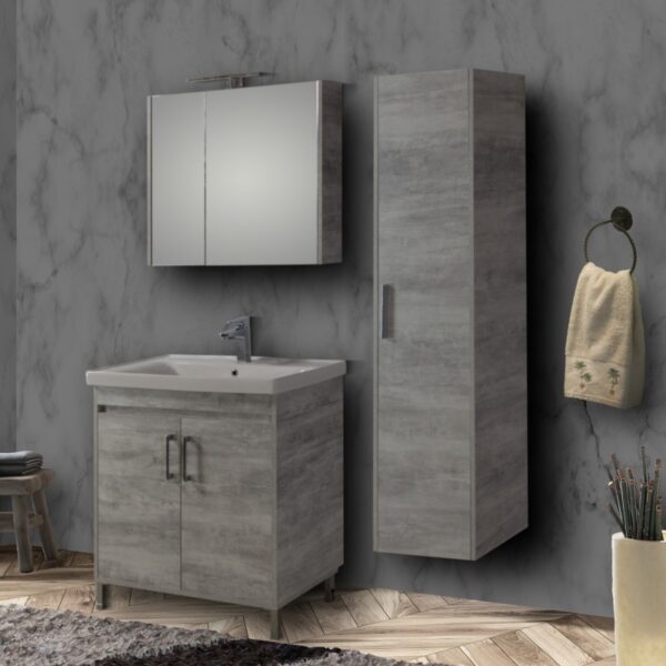SAVINA CEMENT BATHROOM FURNITURE 80