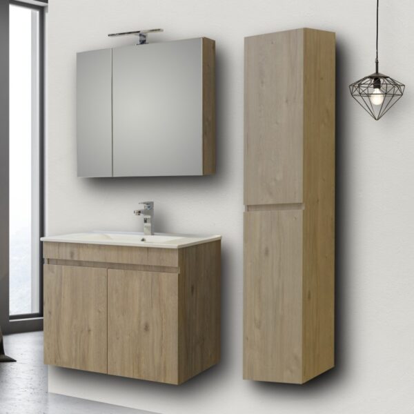ΕΠΙΠΛΟ ΜΠΑΝΙΟΥ ΣΕΤ OMEGA BEIGE OAK 75