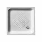 4370_gsi Ντουζιέρα πορσελάνης τετράγωνη GSI BASIC 75X75X10 cm