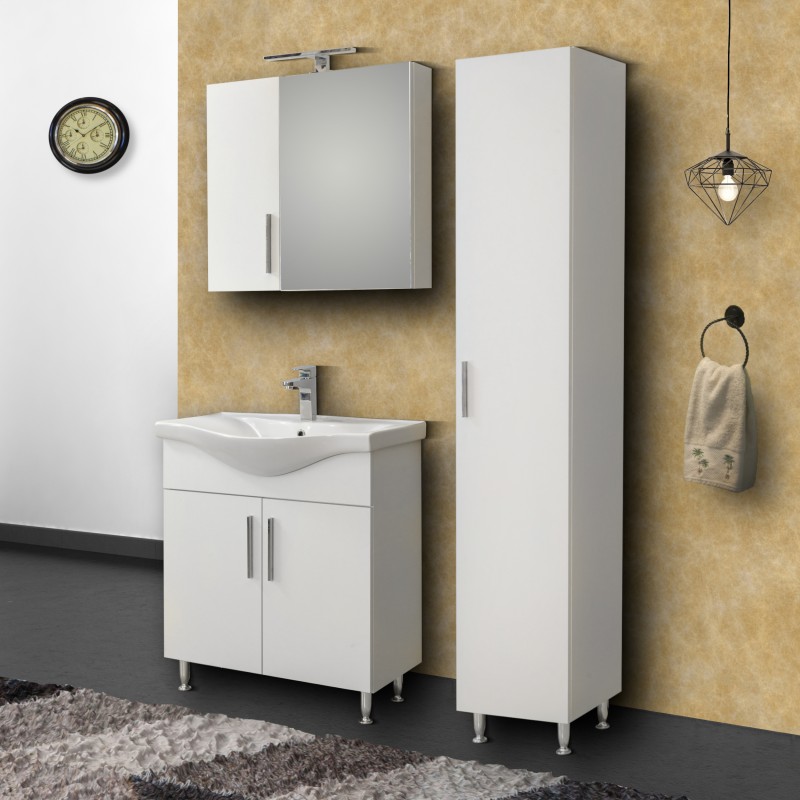 ΕΠΙΠΛΟ ΜΠΑΝΙΟΥ ΣΕΤ SIENA WHITE 75