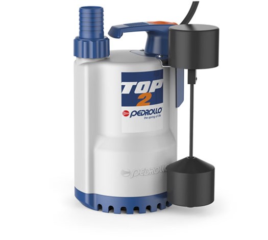 ΑΝΤΛΙΑ ΥΠΟΒΡΥΧΙΑ ΑΚΑΘΑΡΤΩΝ PEDROLLO TOP 2-GM ΜΕ ΚΑΘΕΤΟ ΦΛΟΤΕΡ 0.5hp