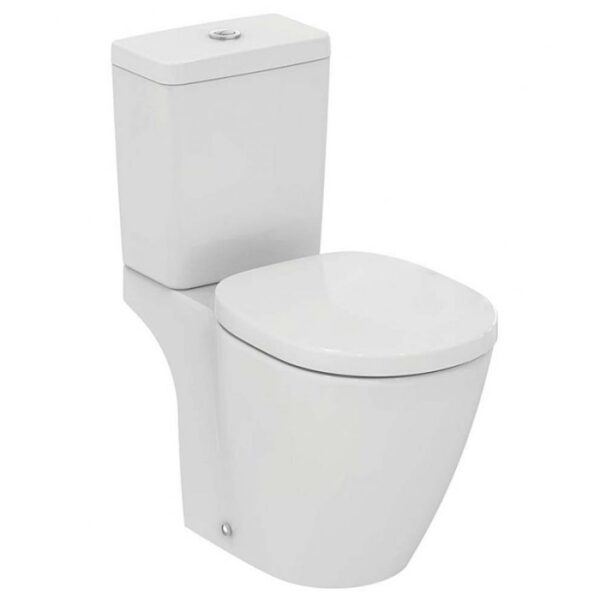 Ideal Standard Connect Cube Επιδαπέδια Λεκάνη με Κάλυμμα S/C