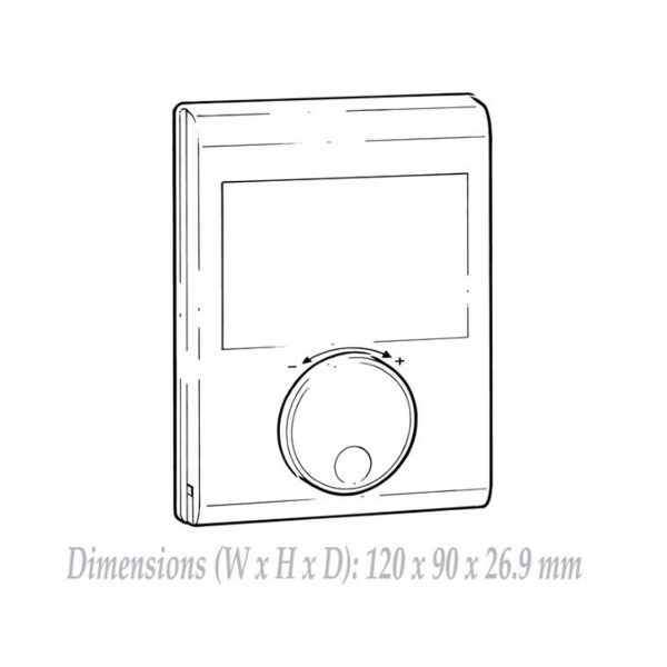 ΘΕΡΜΟΣΤΑΤΗΣ ΧΩΡΟΥ SIEMENS RDH 100 - Image 3