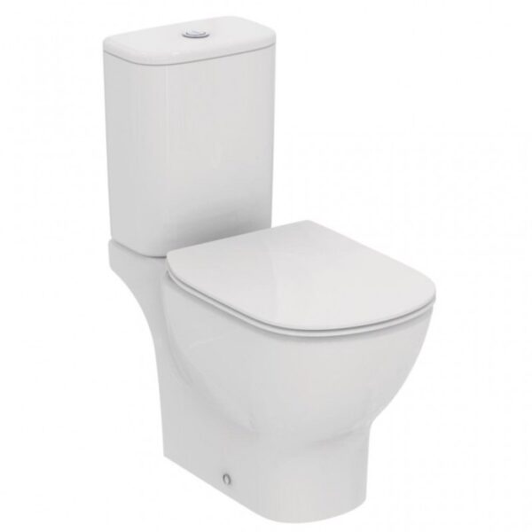 Ideal Standard Tesi Aquablade Επιδαπέδια Λεκάνη με Κάλυμμα S/C