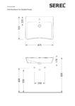 Νιπτήρας Senior 67,5 x 55,5 εκ. - Image 2
