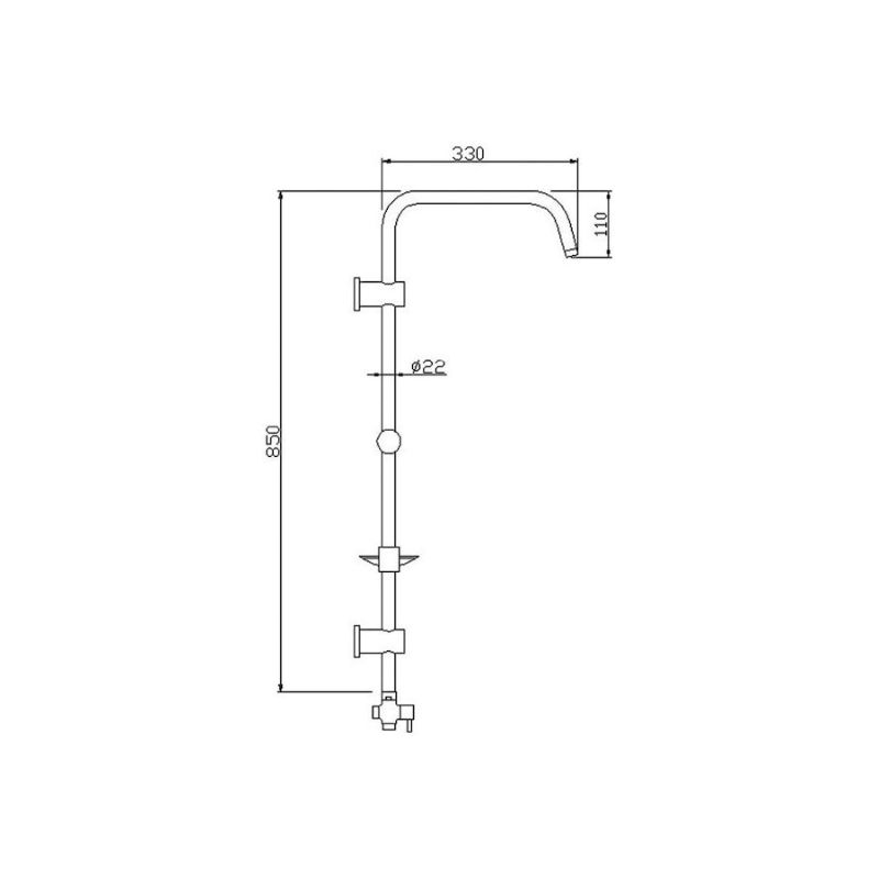 ΣΤΗΛΗ ΝΤΟΥΖ ΤΕΜΑ ROMA QUADRO 2-WAYS ΧΡΩΜΕ 53440 - Image 3