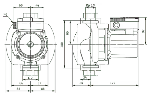 ΗΛΕΚΤΡΟΝΙΚΟΣ ΚΥΚΛΟΦΟΡΗΤΗΣ WILO TOP Z 30/7 RG - Image 2