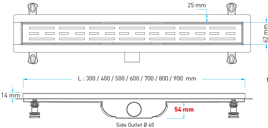 ΚΑΝΑΛΙ ΝΤΟΥΖΙΕΡΑΣ DUSCHELINE OPTIMAL STYLE - Image 2