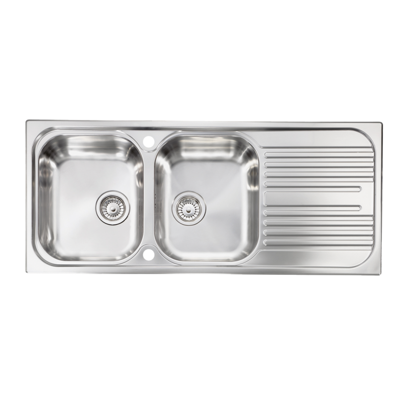 ΝΕΡΟΧΥΤΗΣ SANITEC STAINLESS STEEL 10647 ATLANTIC SATINE (116X50)