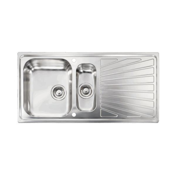 ΝΕΡΟΧΥΤΗΣ SANITEC STAINLESS STEEL 11455 COMETA SATINE (100X50)
