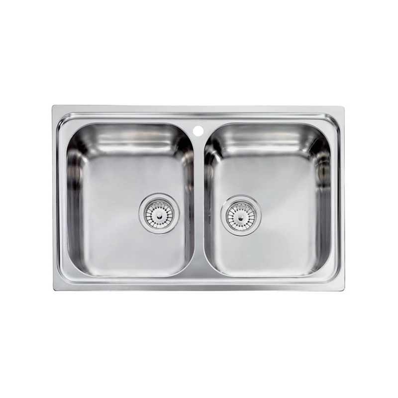 ΝΕΡΟΧΥΤΗΣ SANITEC STAINLESS STEEL 11442 CΟΜΕΤΑ SΑΤΙΝ.79Χ50 2V