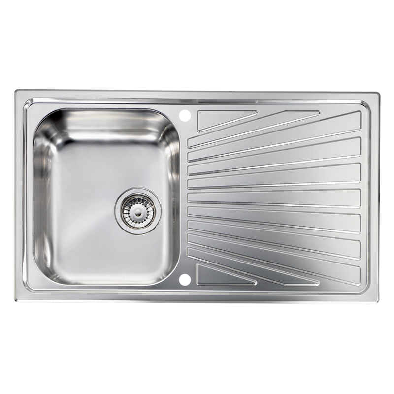 ΝΕΡΟΧΥΤΗΣ SANITEC STAINLESS STEEL 11413 COMETA SATINE (86X50)
