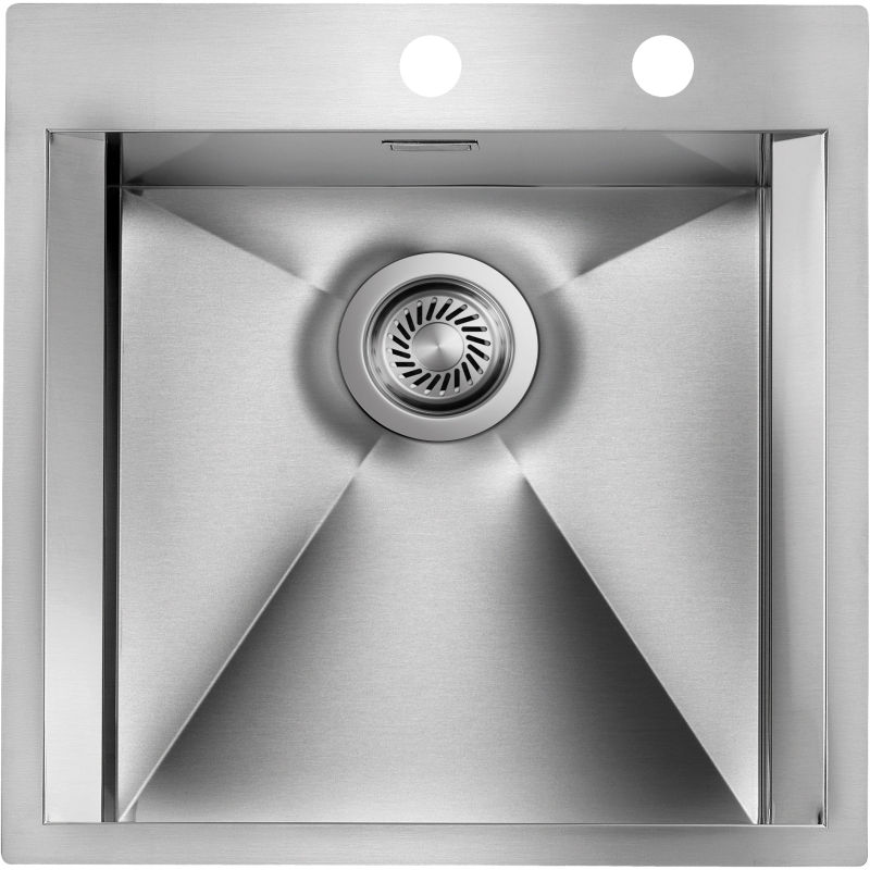 ΝΕΡΟΧΥΤΗΣ SANITEC STAINLESS STEEL 15226 FΟCUS ΜΙΧ SΑΤΙΝ.50Χ50 1V
