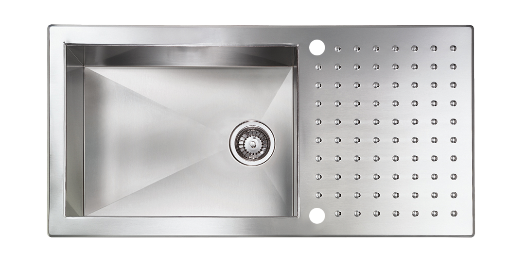 ΝΕΡΟΧΥΤΗΣ SANITEC STAINLESS STEEL 10906 ΡUΝΤΟ QUΑDRΑ (100Χ50)