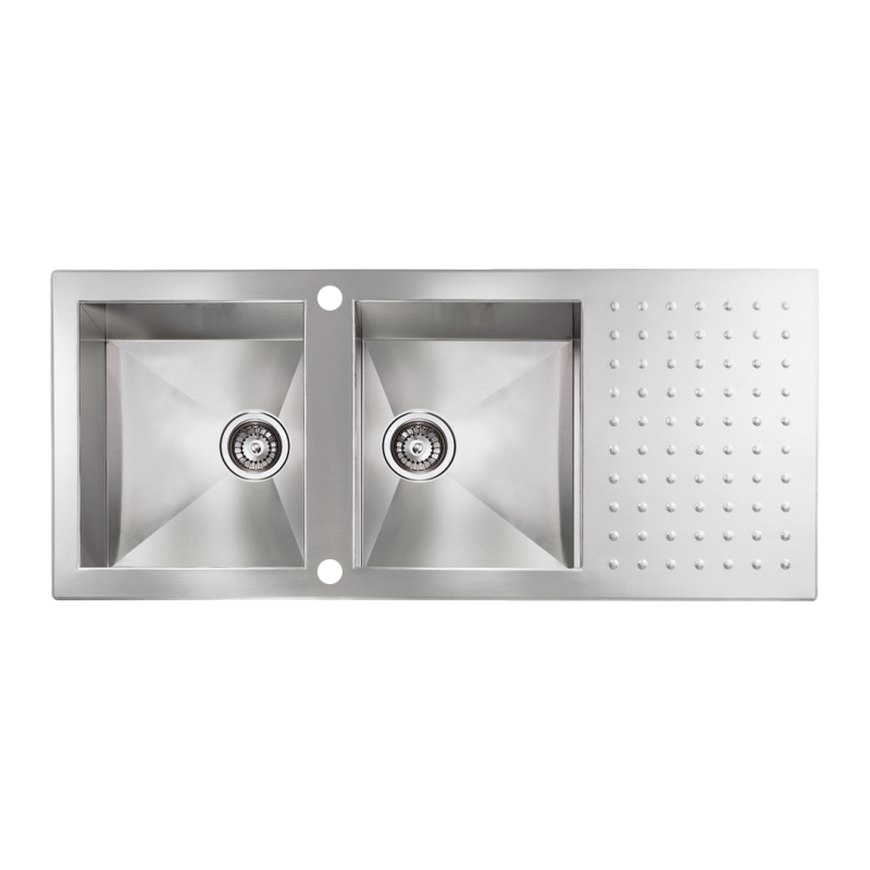 ΝΕΡΟΧΥΤΗΣ SANITEC STAINLESS STEEL 10907 ΡUΝΤΟ QUΑDRΑ (116Χ50)
