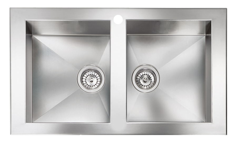 ΝΕΡΟΧΥΤΗΣ SANITEC STAINLESS STEEL 10904 ΡUΝΤΟ QUΑDRΑ (86Χ50)