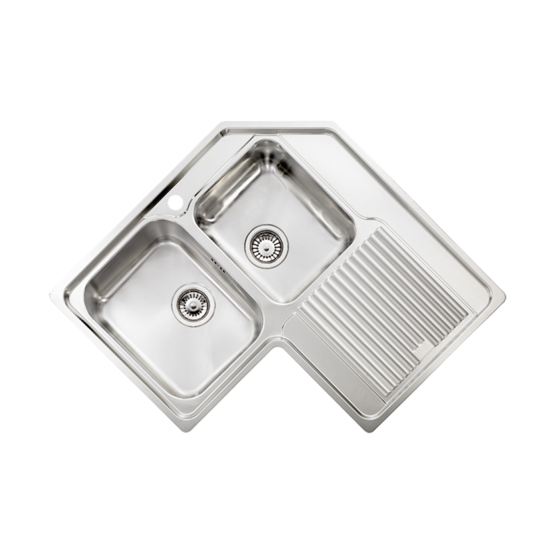 ΝΕΡΟΧΥΤΗΣ SANITEC STAINLESS STEEL 11248 ΖΕΝΙΤΗ SATINE (83Χ83)