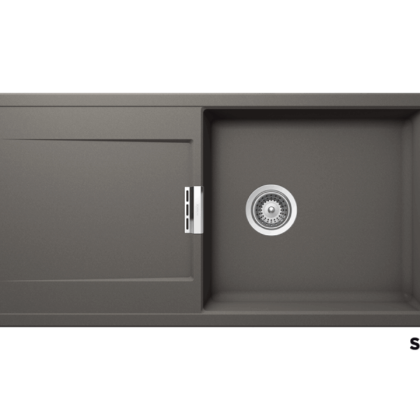 ΝΕΡΟΧΥΤΗΣ ΚΟΥΖΙΝΑΣ ΓΡΑΝΙΤΗ MONO 100x51 SCHOCK CRISTADUR SILVERSTONE GRANITE
