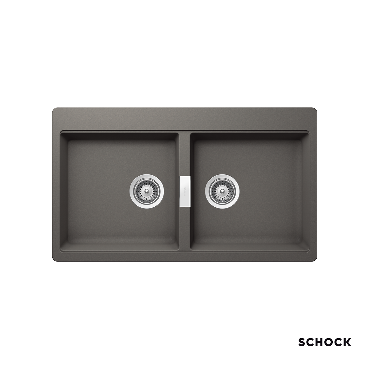 ΝΕΡΟΧΥΤΗΣ ΚΟΥΖΙΝΑΣ ΓΡΑΝΙΤΗ MONO 86x50 SCHOCK CRISTADUR SILVERSTONE GRANITE