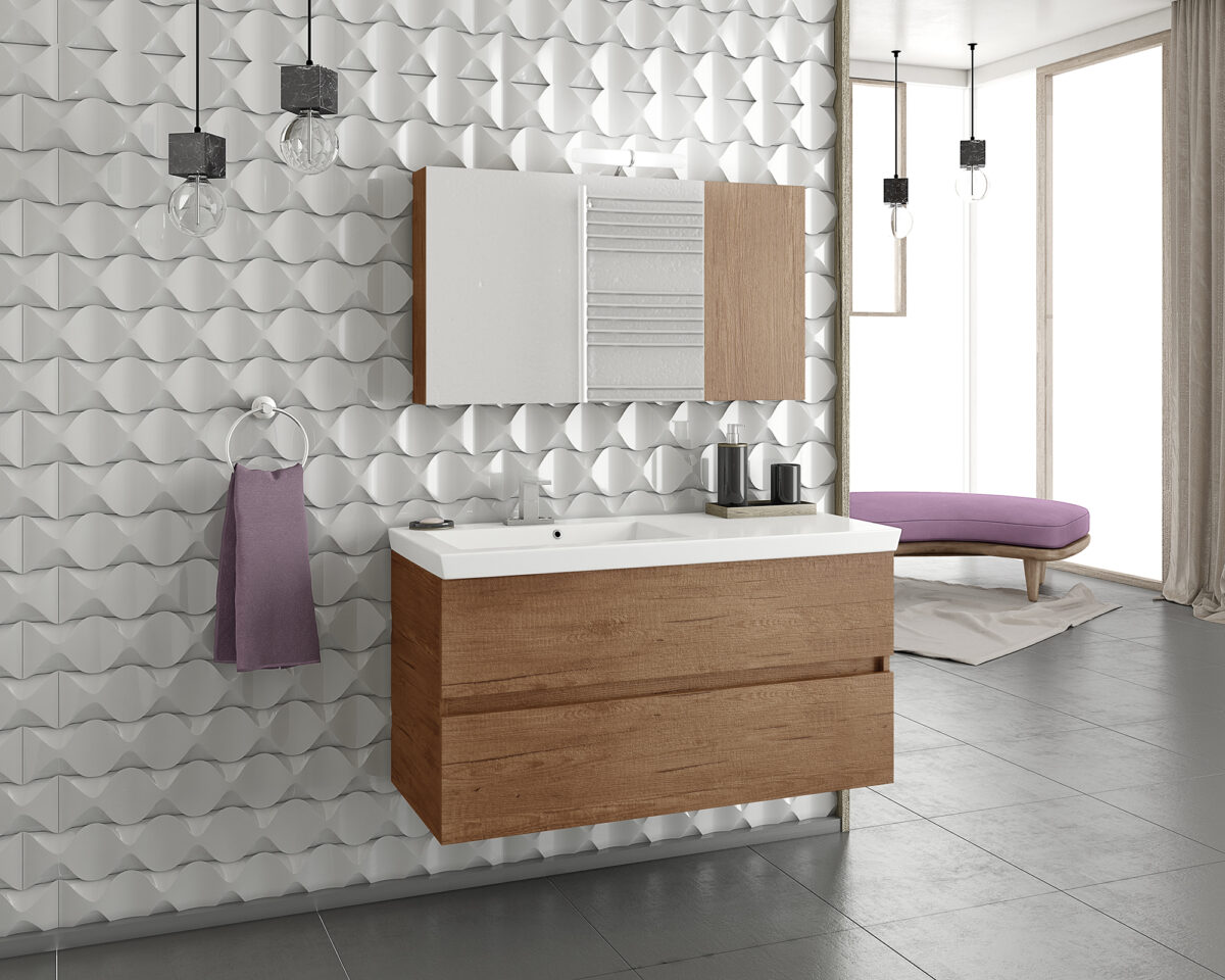ΣΕΤ ΕΠΙΠΛΩΝ ΜΠΑΝΙΟΥ DROP LUXUS 100 PL WOOD