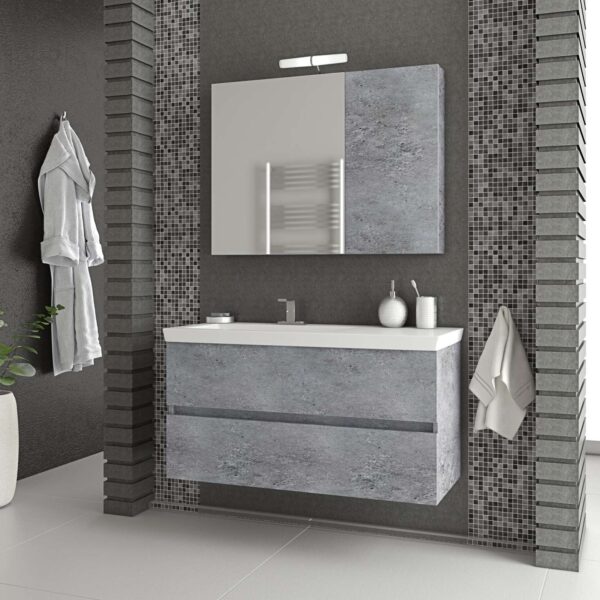 ΣΕΤ ΕΠΙΠΛΩΝ ΜΠΑΝΙΟΥ DROP LUXUS 100 GRANITE