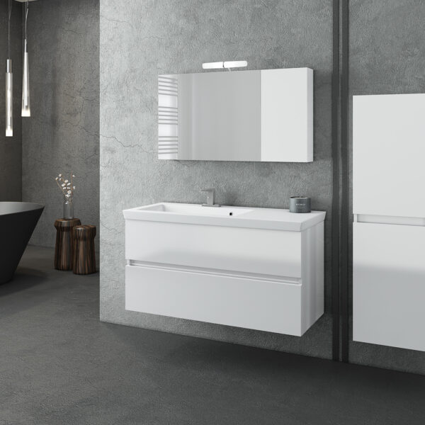 ΣΕΤ ΕΠΙΠΛΩΝ ΜΠΑΝΙΟΥ DROP LUXUS 100 WHITE