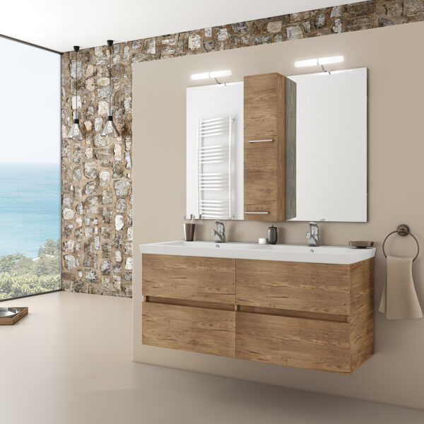 ΣΕΤ ΕΠΙΠΛΩΝ ΜΠΑΝΙΟΥ DROP LUXUS 120 PL WOOD
