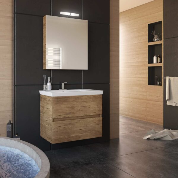 ΣΕΤ ΕΠΙΠΛΩΝ ΜΠΑΝΙΟΥ DROP LUXUS 70 PL WOOD