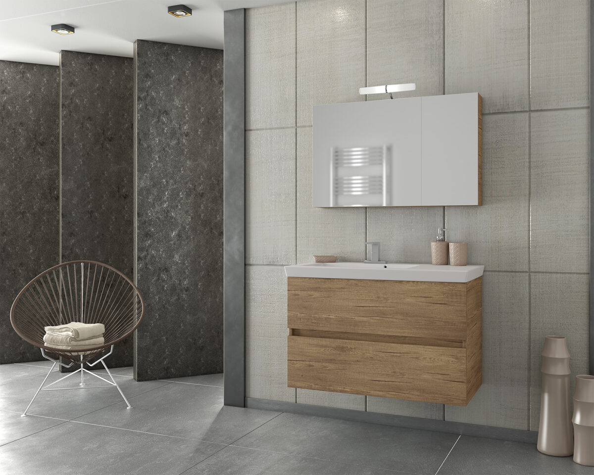 ΣΕΤ ΕΠΙΠΛΩΝ ΜΠΑΝΙΟΥ DROP LUXUS 85 PL WOOD