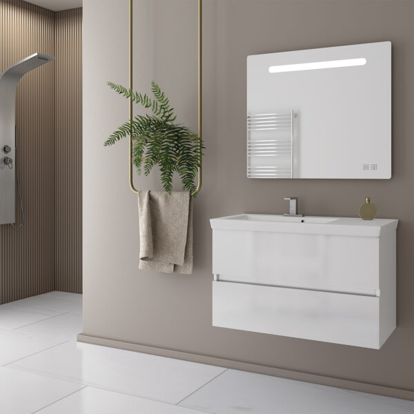 ΣΕΤ ΕΠΙΠΛΩΝ ΜΠΑΝΙΟΥ DROP LUXUS 85 WHITE-2