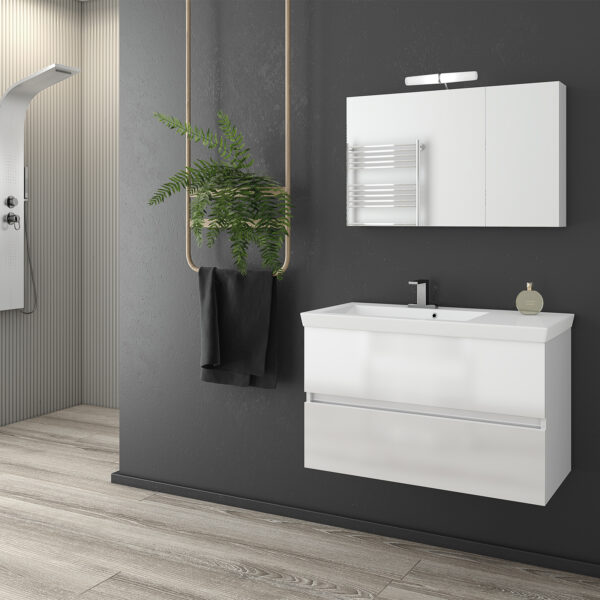 ΣΕΤ ΕΠΙΠΛΩΝ ΜΠΑΝΙΟΥ DROP LUXUS 85 WHITE