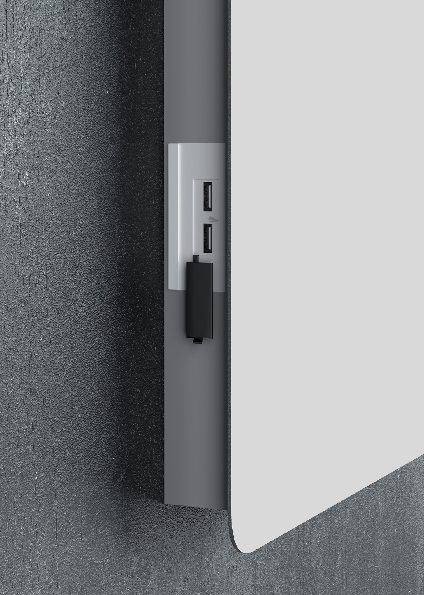 ΣΕΤ ΕΠΙΠΛΩΝ ΜΠΑΝΙΟΥ DROP SENSO 65 GRANITE-2 - Image 5