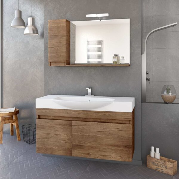 ΣΕΤ ΕΠΙΠΛΩΝ ΜΠΑΝΙΟΥ DROP SENSO 105 PL WOOD