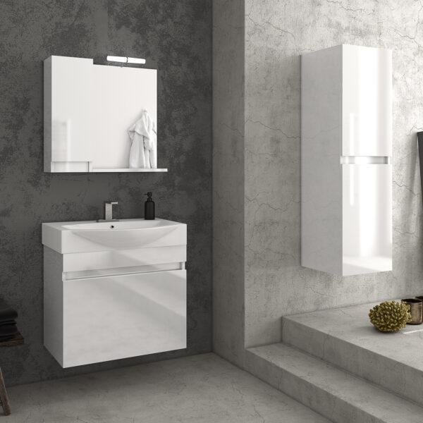 ΣΕΤ ΕΠΙΠΛΩΝ ΜΠΑΝΙΟΥ DROP SENSO 65 WHITE