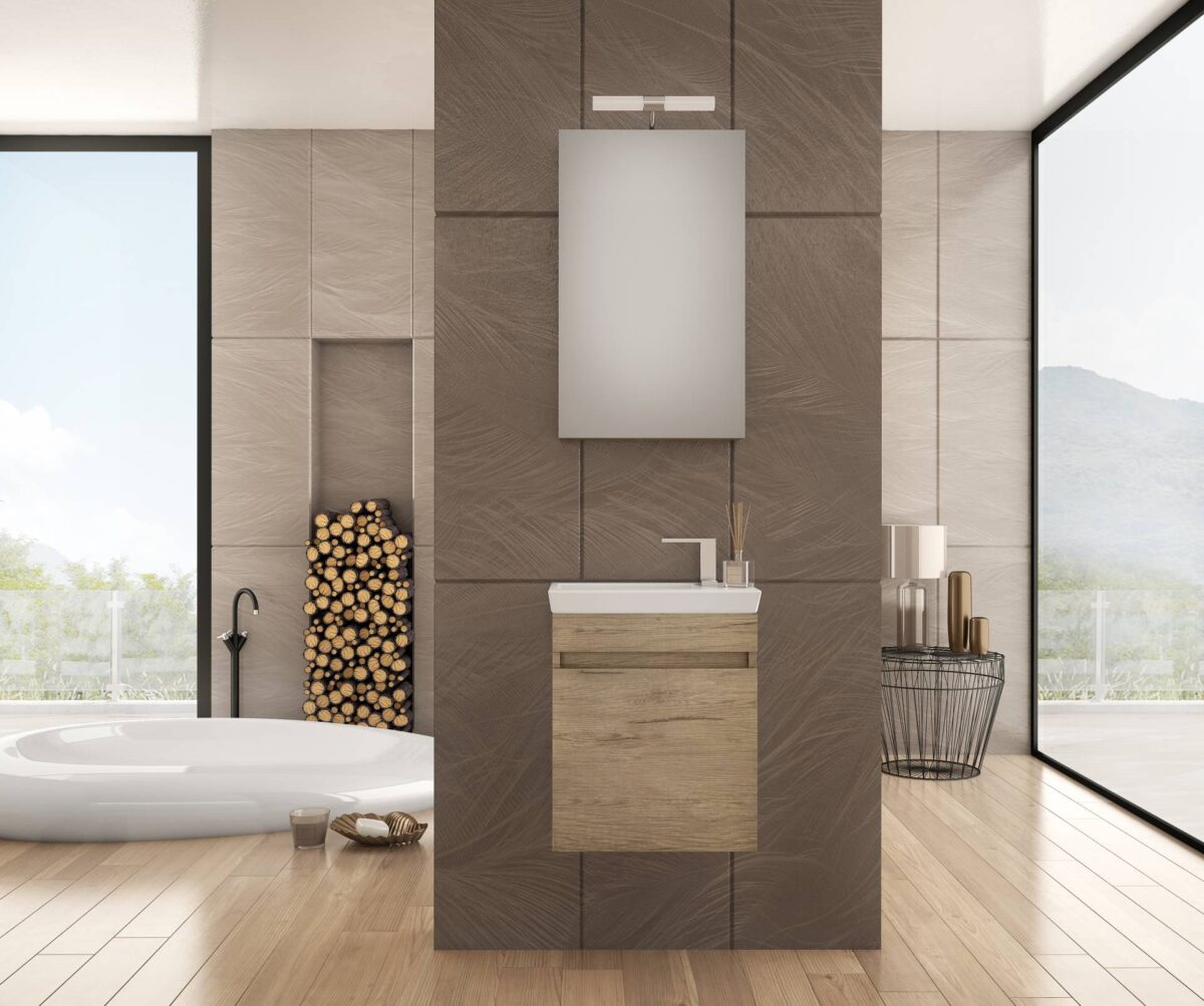 ΣΕΤ ΕΠΙΠΛΩΝ ΜΠΑΝΙΟΥ DROP LUXUS 45 PL WOOD