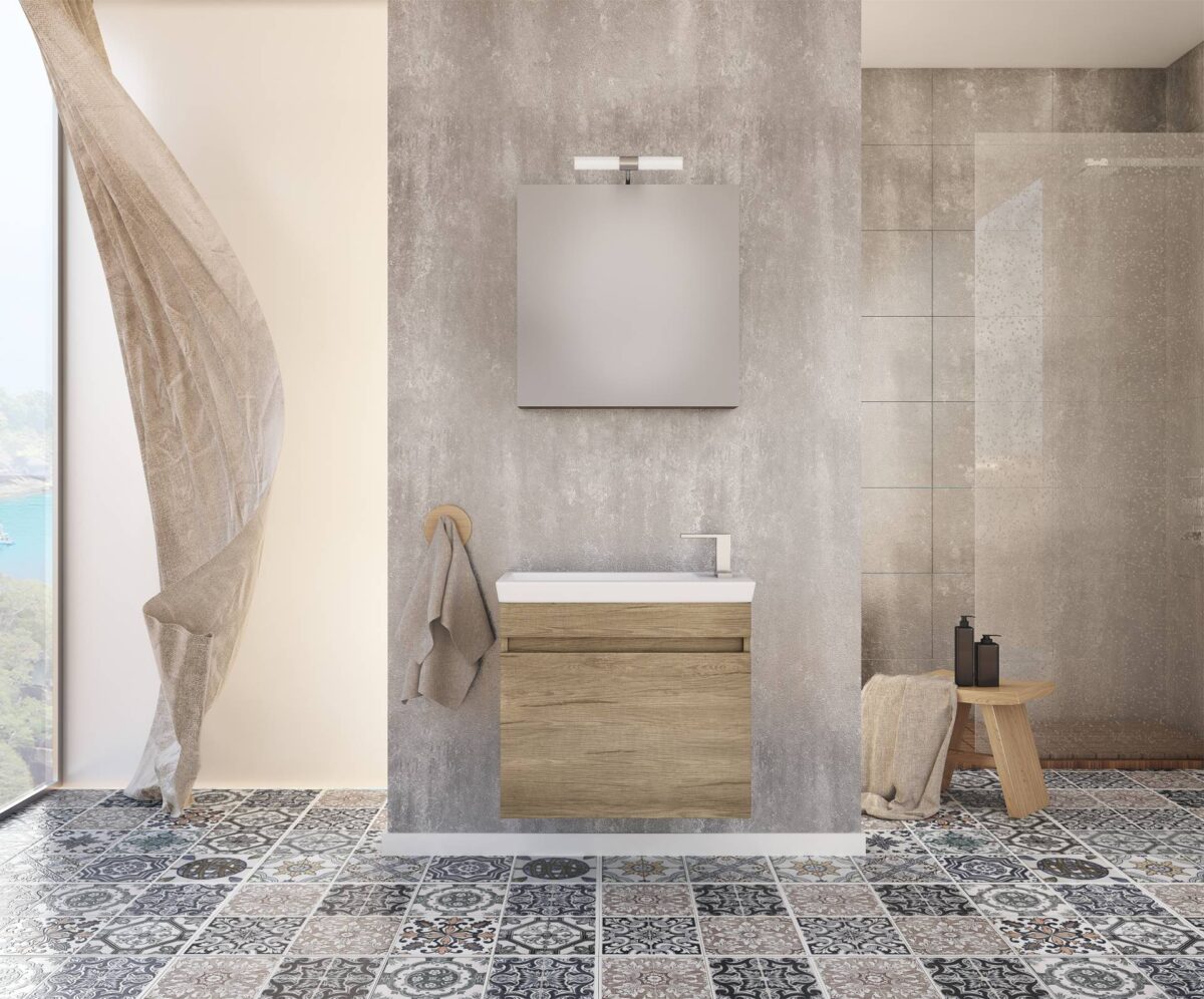 ΣΕΤ ΕΠΙΠΛΩΝ ΜΠΑΝΙΟΥ DROP LUXUS 60 PL WOOD