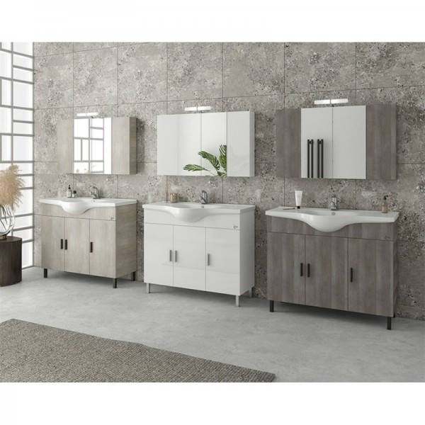 ΣΕΤ ΕΠΙΠΛΩΝ ΜΠΑΝΙΟΥ DROP LUNA 100 ΣΕ LIGHT BEIGE Ή WHITE Ή LIGHT GRIGIO